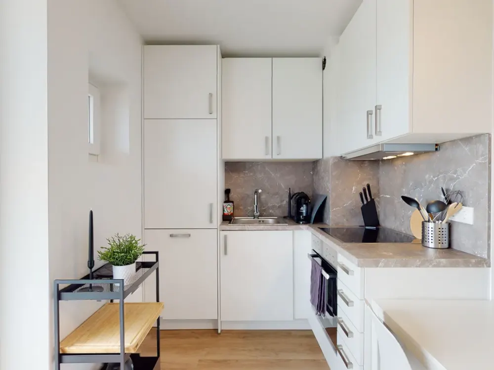 Möbliertes 1-Zimmer-Apartment mit Weitblick in die Berge