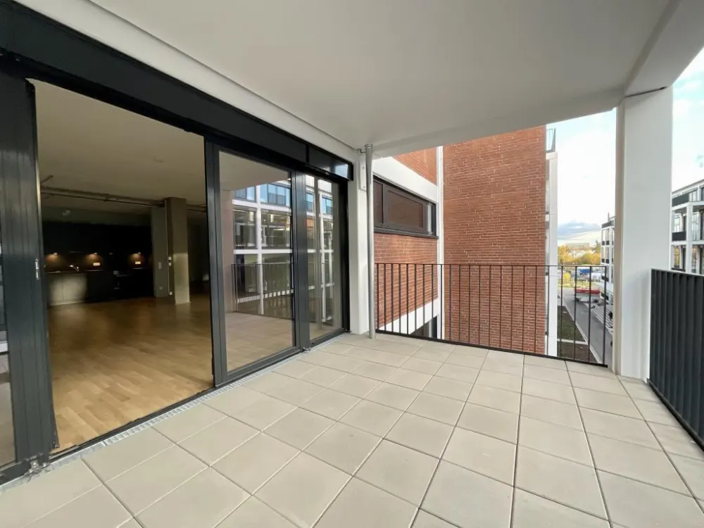 Jetzt 3-Raumloft im modernen Tabakquartier sichern.Parkett, EBK und großer Balkon!
