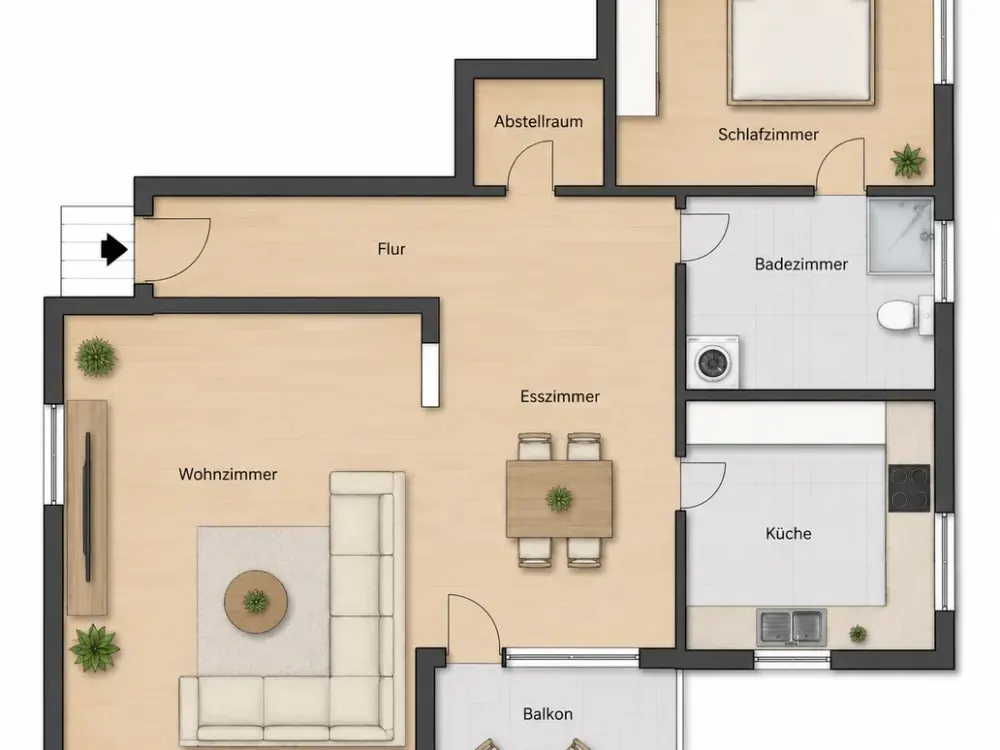 Helle & gepflegte Wohnung mit Balkon in Lünen
