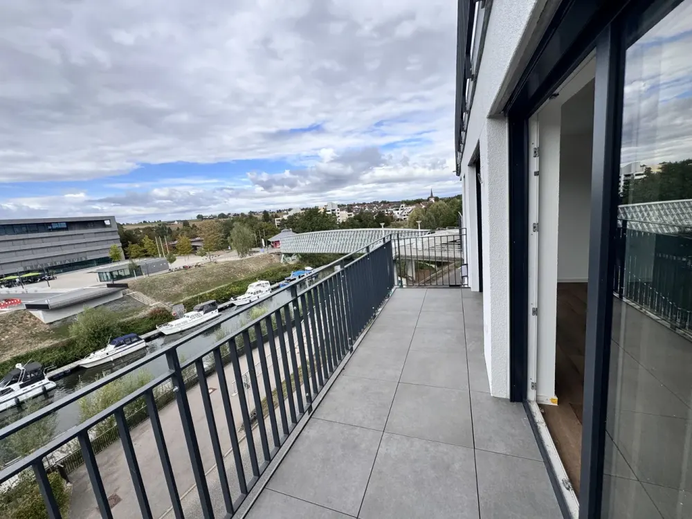 Erstbezug an Neckar & Rems: Helle 3-Zimmer-Neubauwohnung (KfW 55)