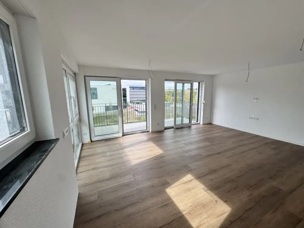 Erstbezug an Neckar & Rems: Helle 3-Zimmer-Neubauwohnung (KfW 55)