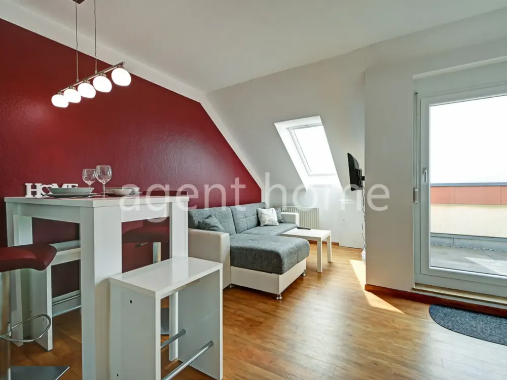 MÖBLIERT - KLEIN ABER FEIN - Moderne Wohnung mit Balkon