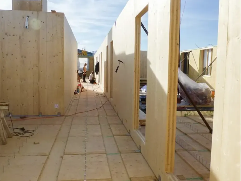 Erstbezug - EOF 1 geförderte 1 Zi-Wohnung im MARO-Mehrgenerationen-Wohnprojekt Landsham!!