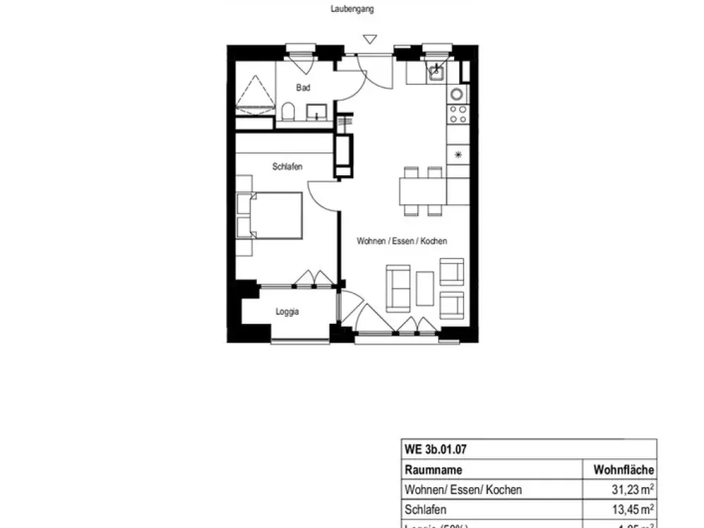Living in the New Development Quarter: Price-Reduced 2-Room Apartment in the Deiker Höfe!