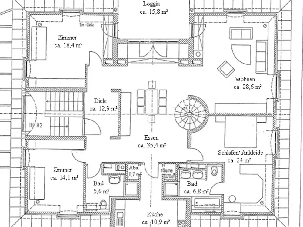* helle und großzügige Maisonette-Wohnung im gepflegten Neubau *