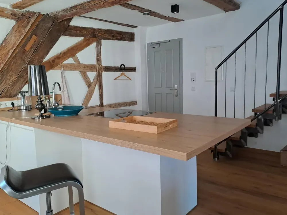 Stylish 2.5-Room Loft in a Listed Building in Fürth Old Town