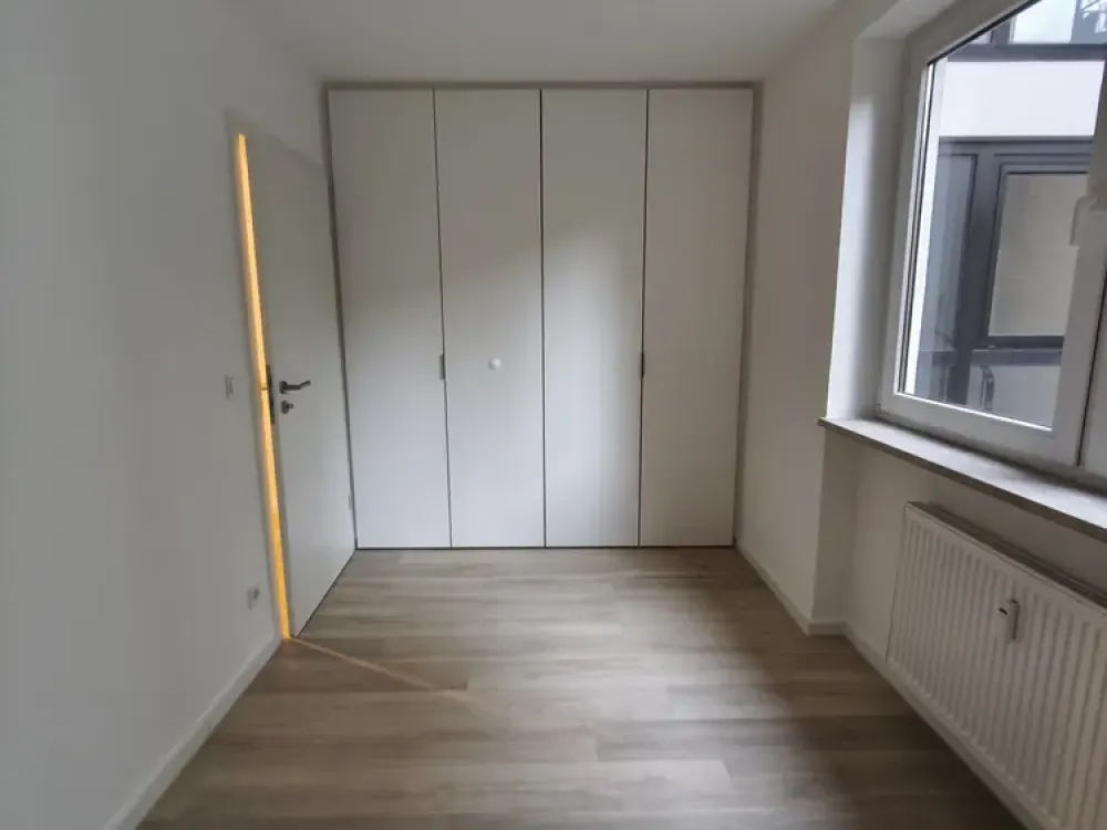 Moderne 2-Zimmer-Wohnung, Küche, Diele, Bad mitten im belgischen Viertel
