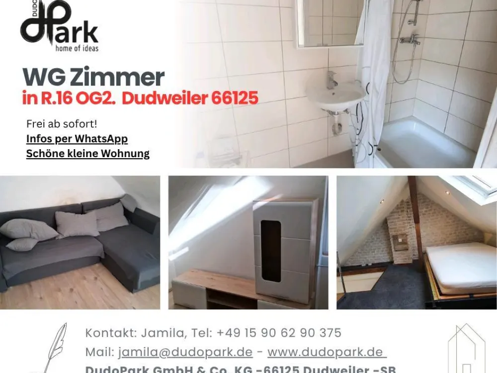 Eine schöne kleine Wohnung für 2 in Dudweiler 66125