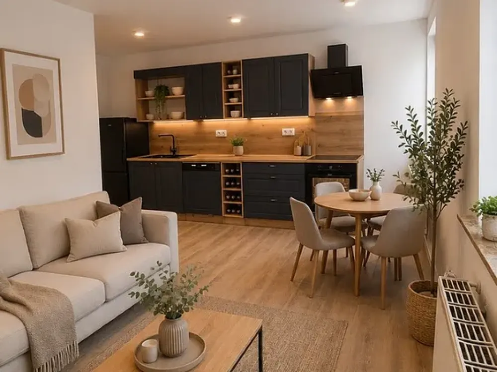 2-Room Apartment with New High-Quality Fitted Kitchen - First Occupancy After Complete Renovation in Saarlouis-Center