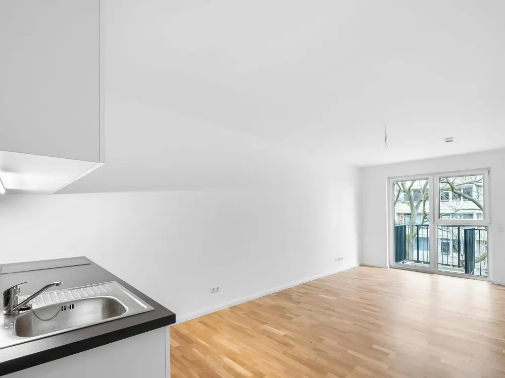 Mietrabatt - Unmöbliertes Studio mit EBK in Lichtenberg