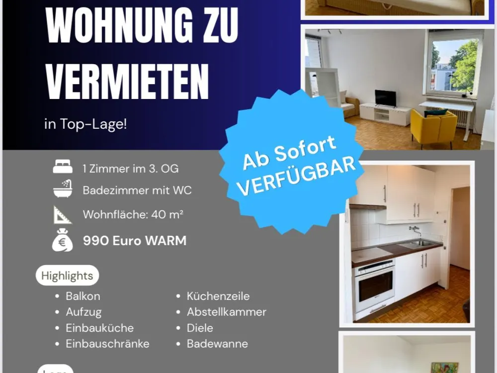 Möbliertes Apartment Düsseldorf Wohnung