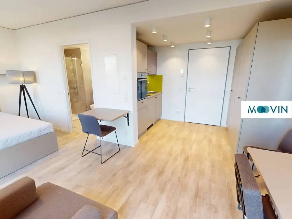 URBAN BASE: Vollmöbliertes Smart-Apartment mit EBK, ALL-IN-MIETE, UVM. am Rheinufer