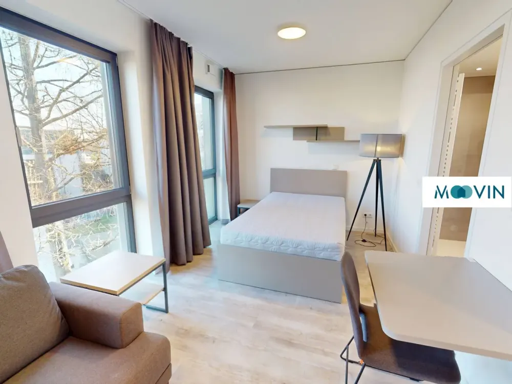URBAN BASE: Vollmöbliertes Smart-Apartment mit EBK, ALL-IN-MIETE, UVM. am Rheinufer
