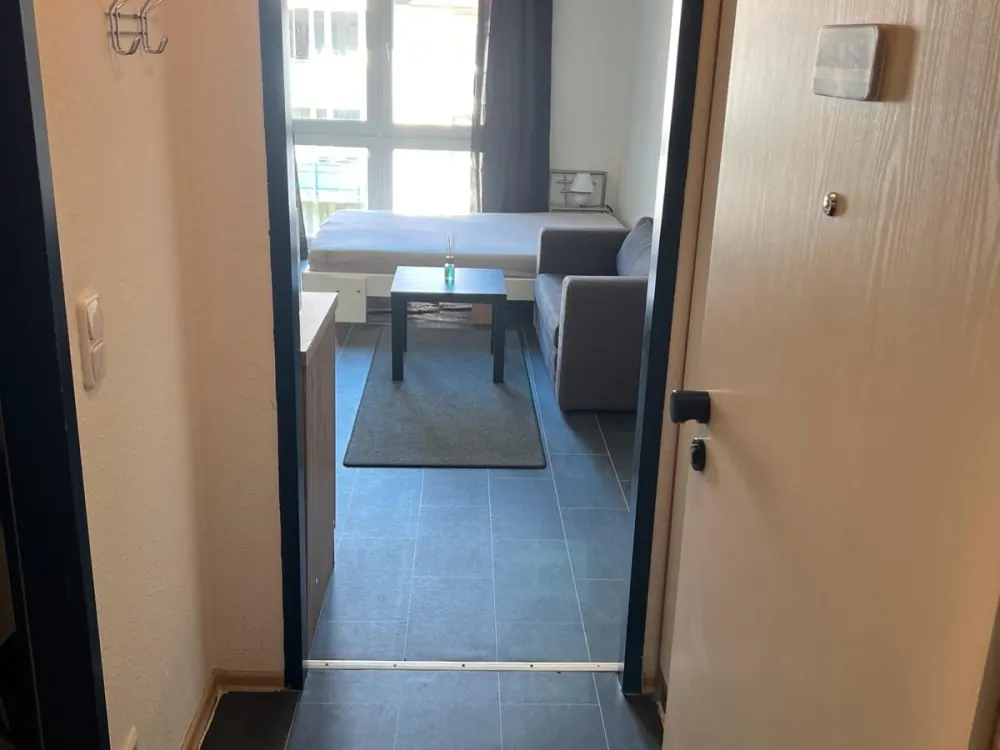 Helle, voll möblierte 1-Zimmer-Wohnung in ruhiger zentraler Lage