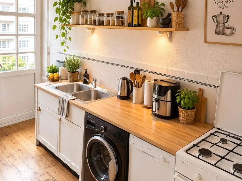 2-Room Apartment with Balcony and Fitted Kitchen - Hamburg-Barmbek