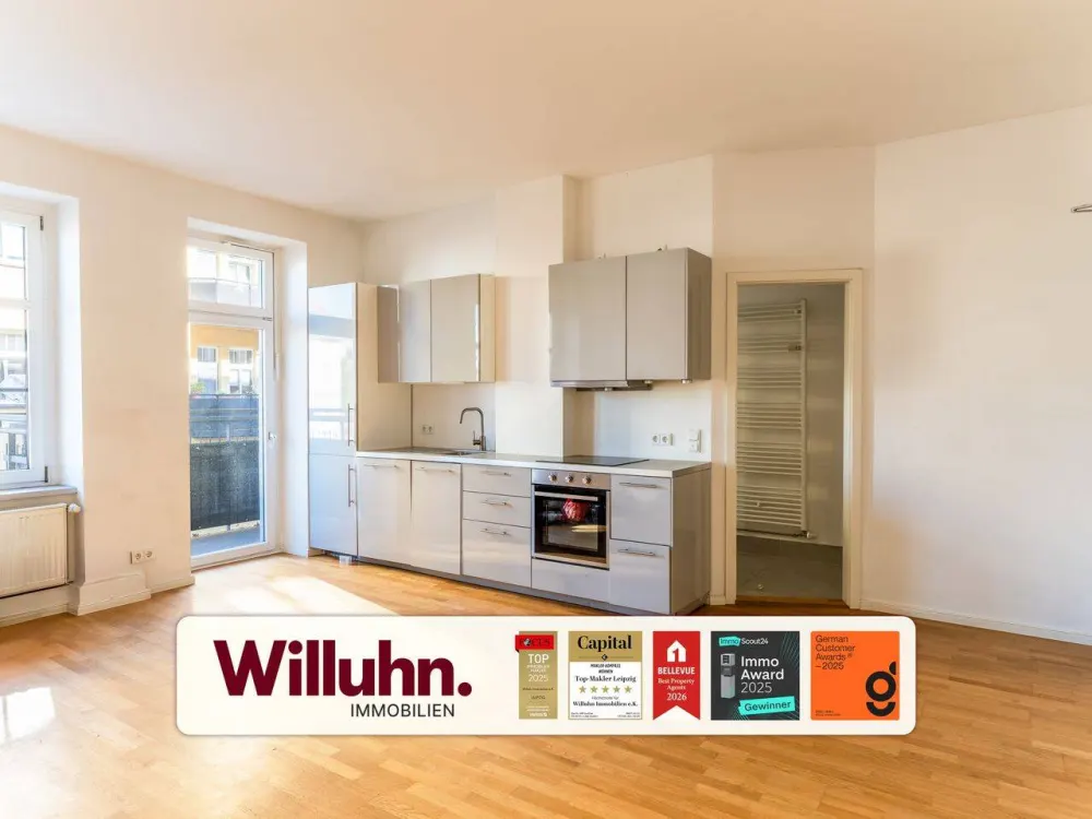 *sofort Bezugsfrei* Hochwertige 3 Zimmer Altbauwohnung I Einbauküche I Balkon