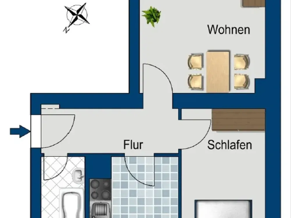 Gemütliche Erst- / Pärchenwohnung