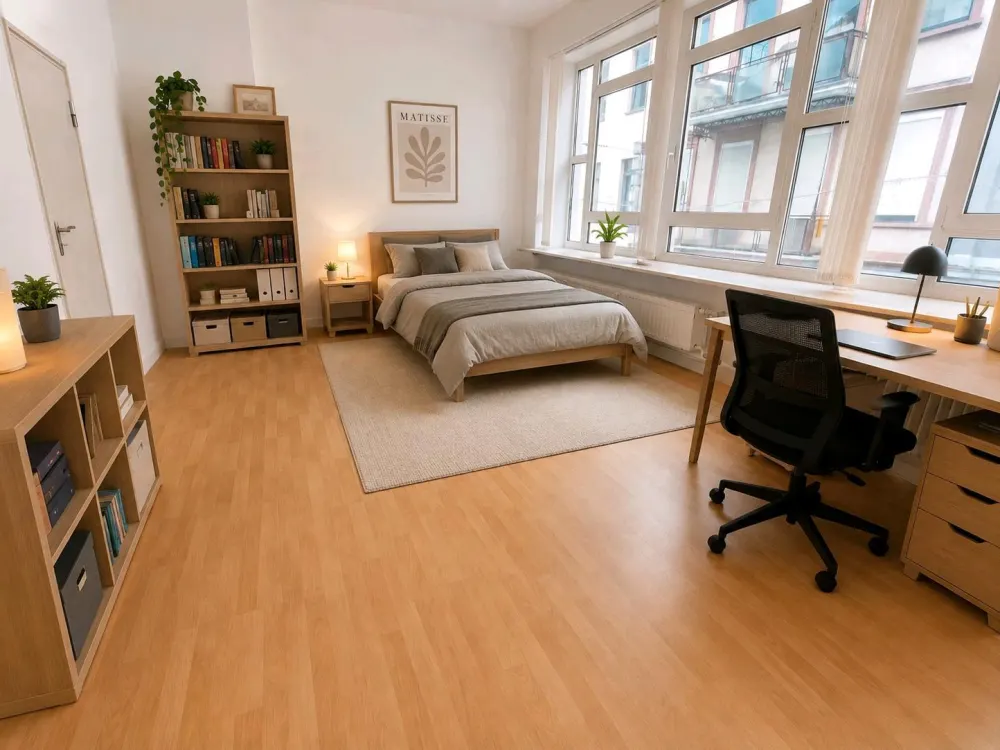 Spacious Shared Apartment Room in Central Location of Saarbrücken