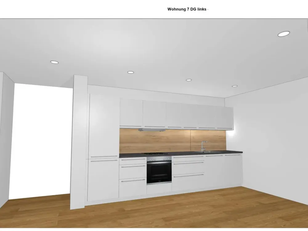 S2-OTTENHOFEN -TOP NEU, helle 3-Zi.-Whg., gr. S-Dachterrasse, Parkett, Bad DU/WC, Fenster, EBK