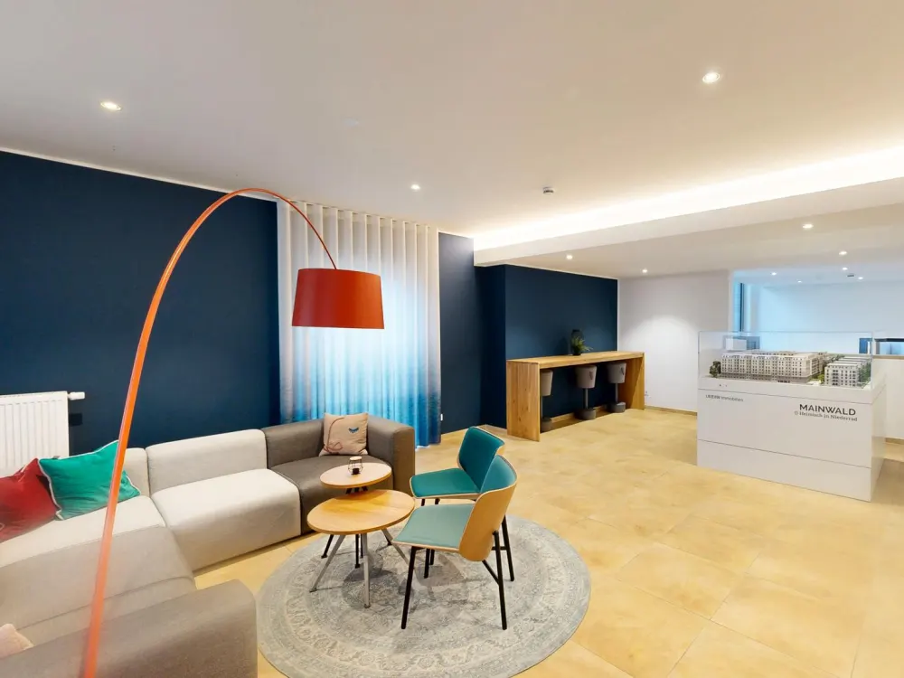 Helles, möbliertes 1-Zimmer-Apartment
