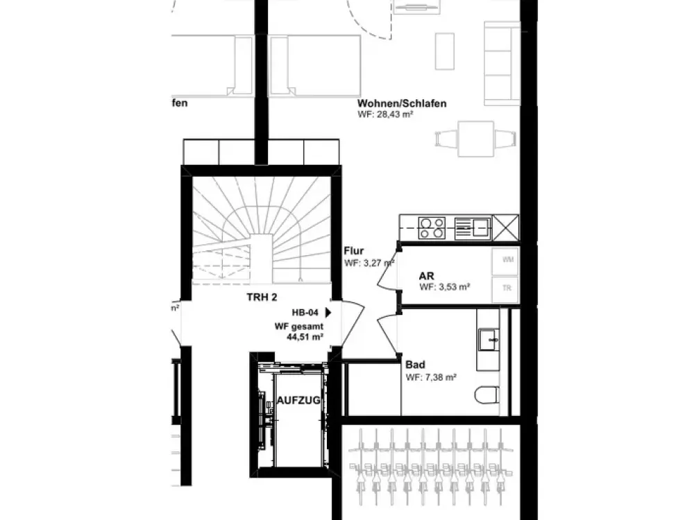 New Build First Occupancy; Exclusive and High-Quality Equipped 1-Room Ground Floor Apartment in House B
