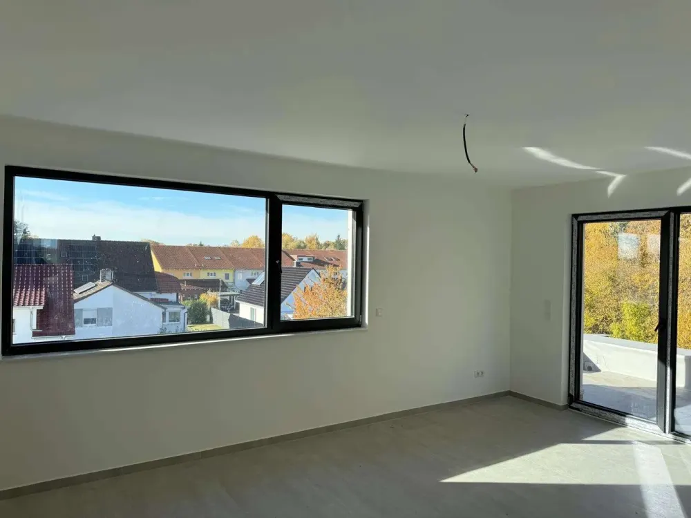 Modernes Penthouse zur Miete, Erstbezug mit großzügiger Dachterrasse und Blick ins Grüne