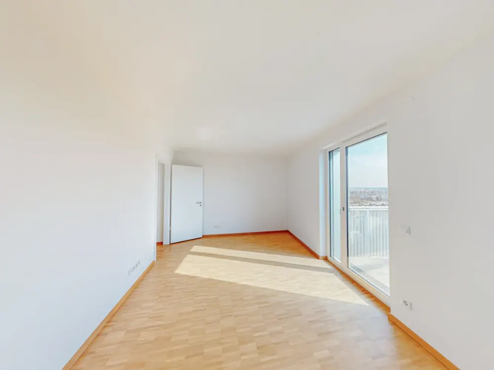 Open Living Kitchen & Balcony: 2-Room Apartment to Feel Good