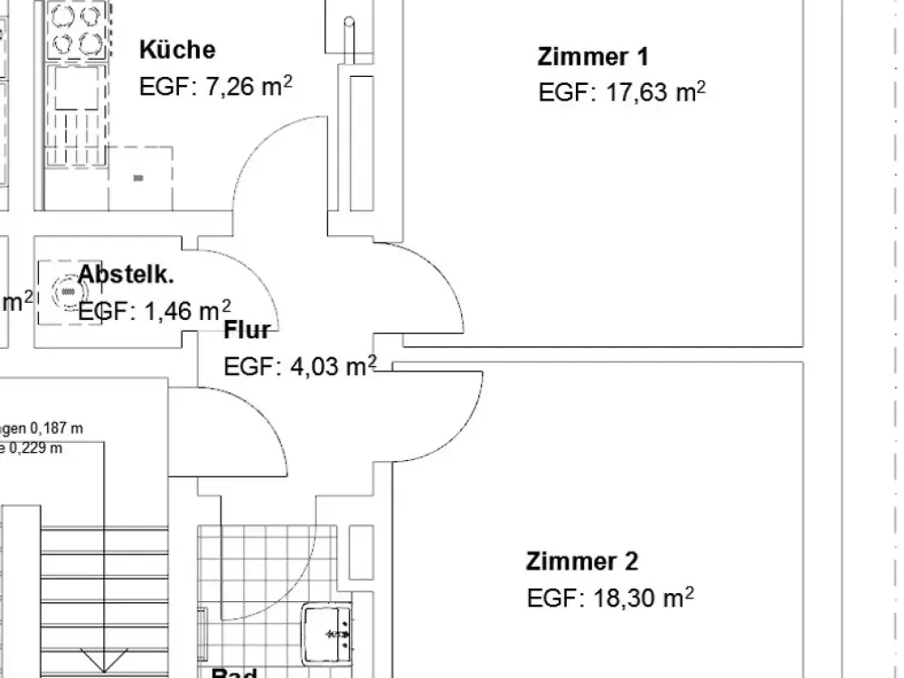 Ansprechende 2 ZKB, WG-geeignet!