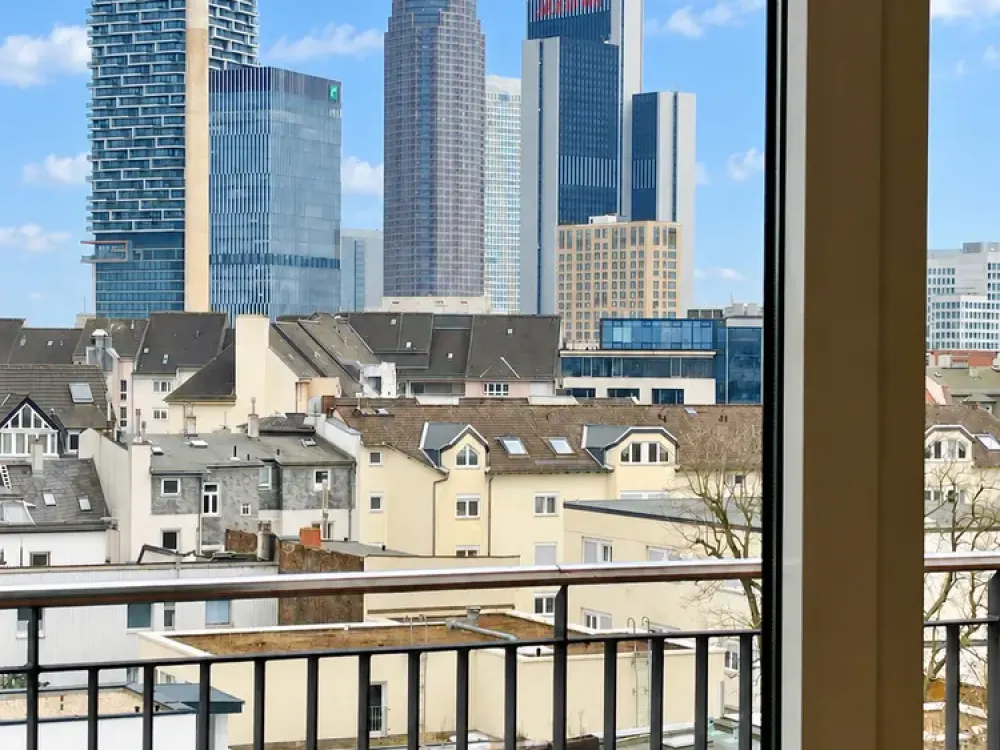 NEU*Wohnen wie im eigenen Haus*Moderne 3-Zimmer Wohnung mit großem Balkon*2 Bäder*Skylineblick*Lift*