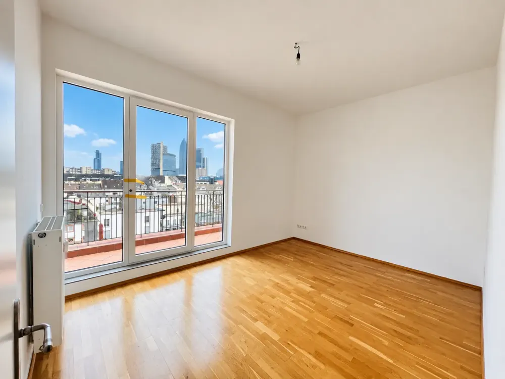 NEU*Wohnen wie im eigenen Haus*Moderne 3-Zimmer Wohnung mit großem Balkon*2 Bäder*Skylineblick*Lift*