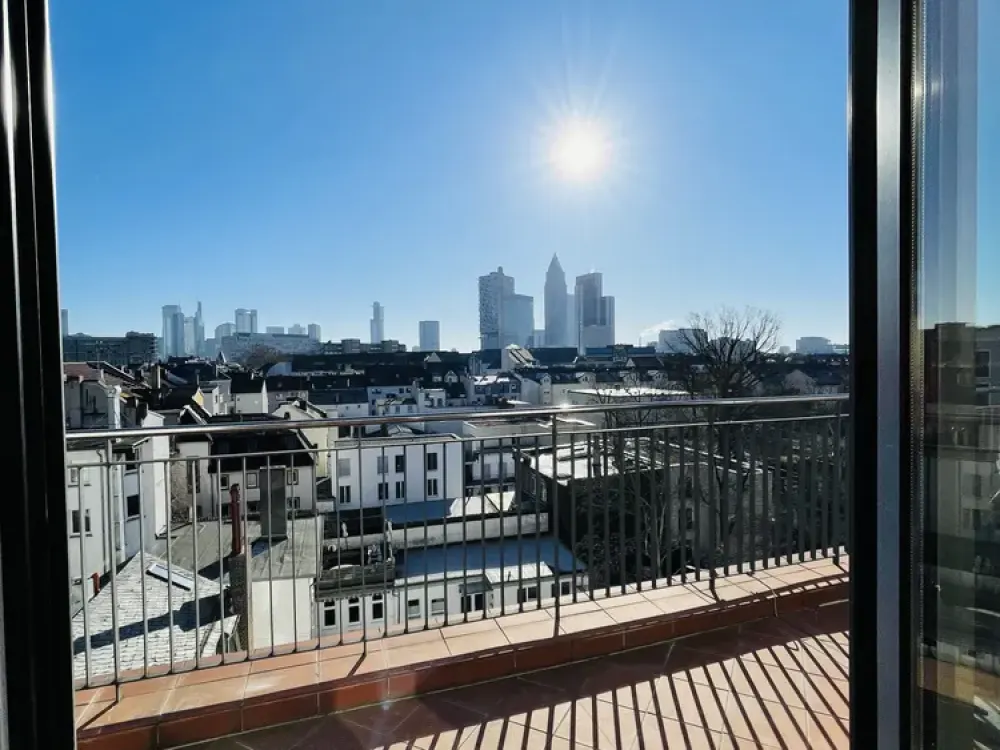 NEU*Wohnen wie im eigenen Haus*Moderne 3-Zimmer Wohnung mit großem Balkon*2 Bäder*Skylineblick*Lift*