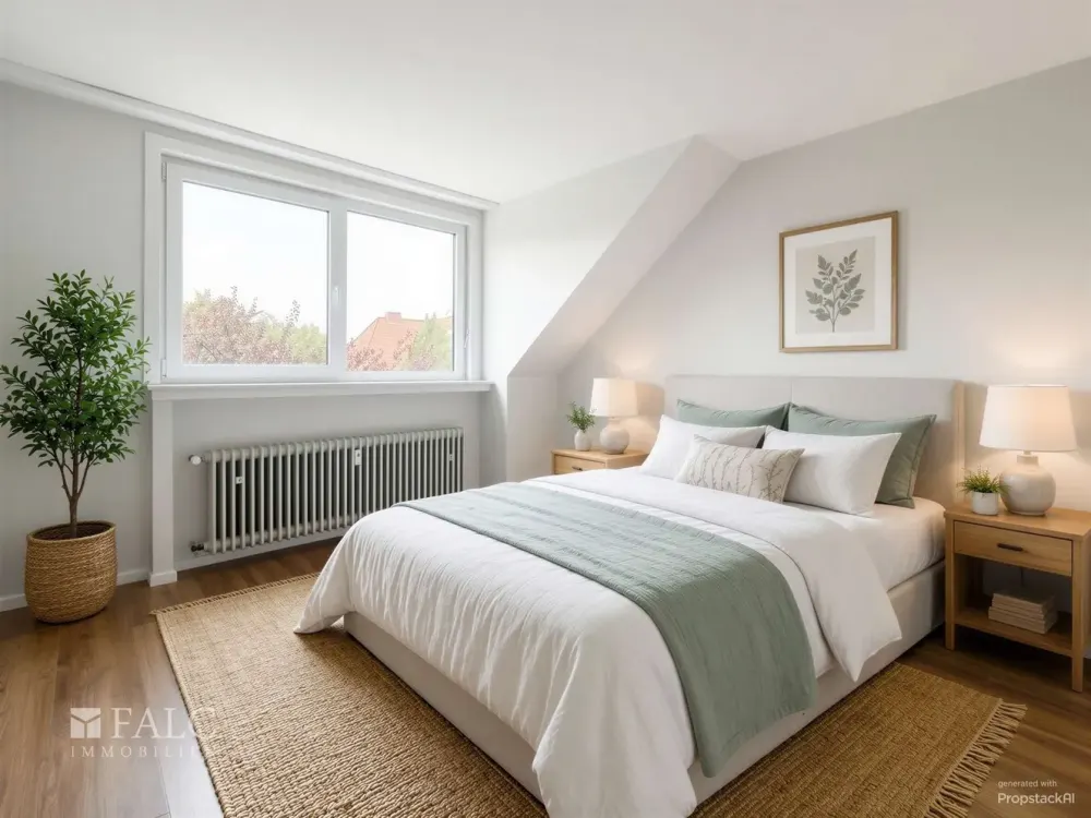 Charmante Wohnung mit parkähnlichem Gartenblick in Hillerheide!