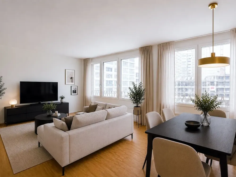 Citywohnung in Mitte mit Blick auf den zukünftigen Nordhafenplatz