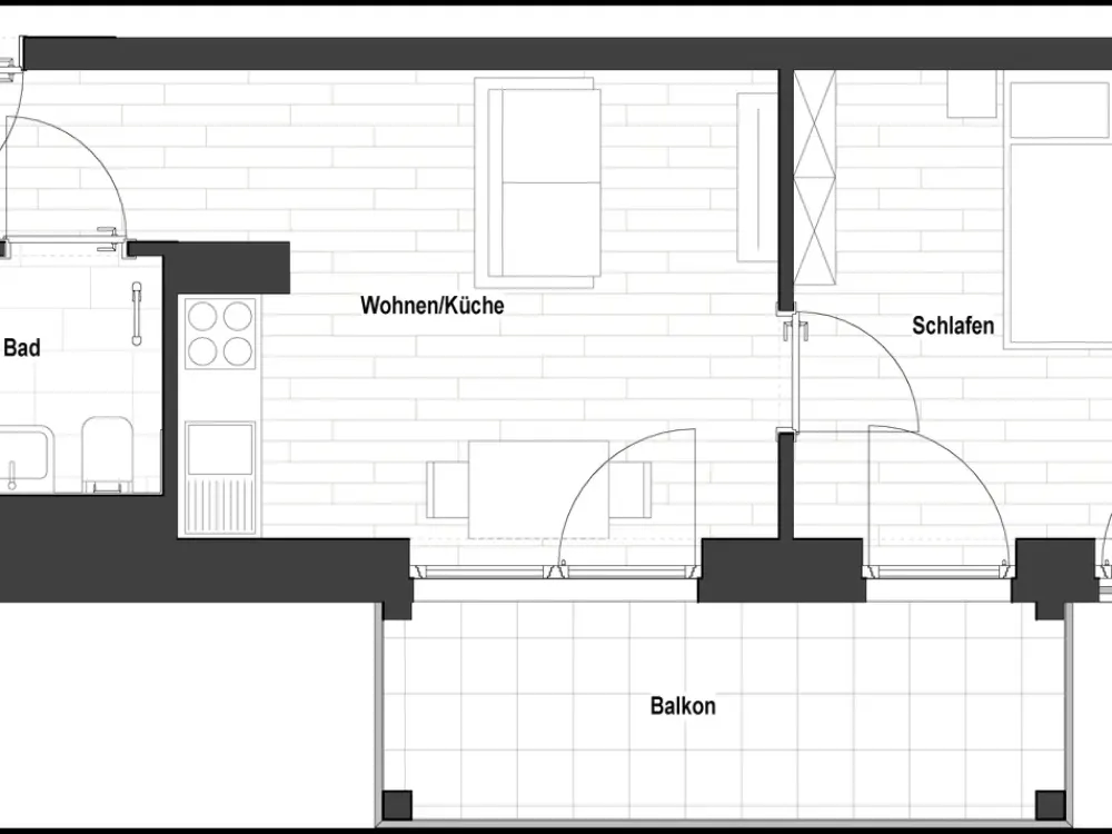 Sanierte 2-Zimmer Wohnung in Flingerns Herzstück (WE 2.07/11/15/19/23) | mit EBK und Balkon!