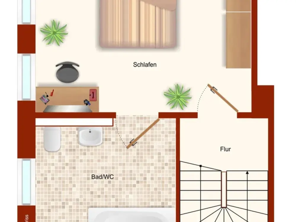 Einzigartige Maisonette-Wohnung in Dresden-Pieschen