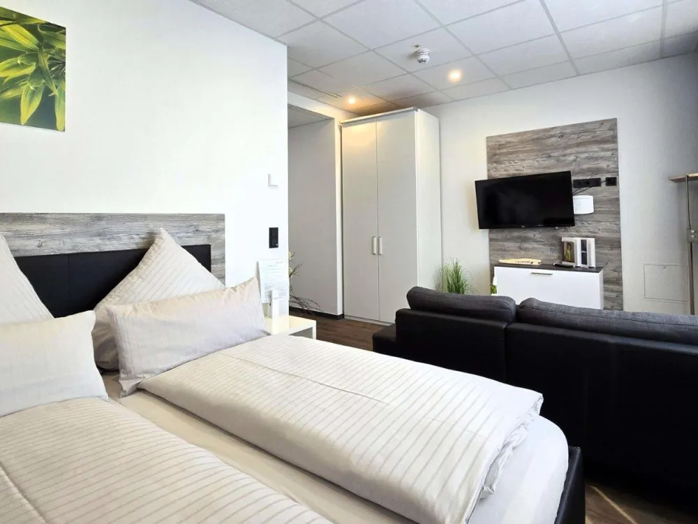 Wohnliches 1-Zimmer-Apartment für 2 Personen, unkompliziert buchen, Offenbach