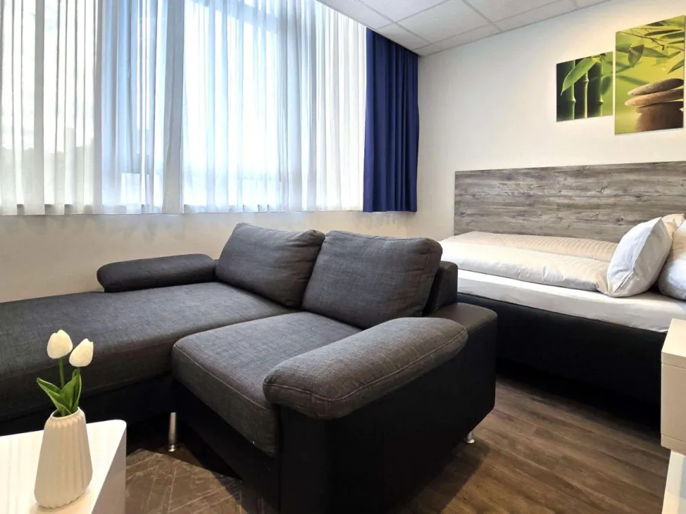 Wohnliches 1-Zimmer-Apartment für 2 Personen, unkompliziert buchen, Offenbach