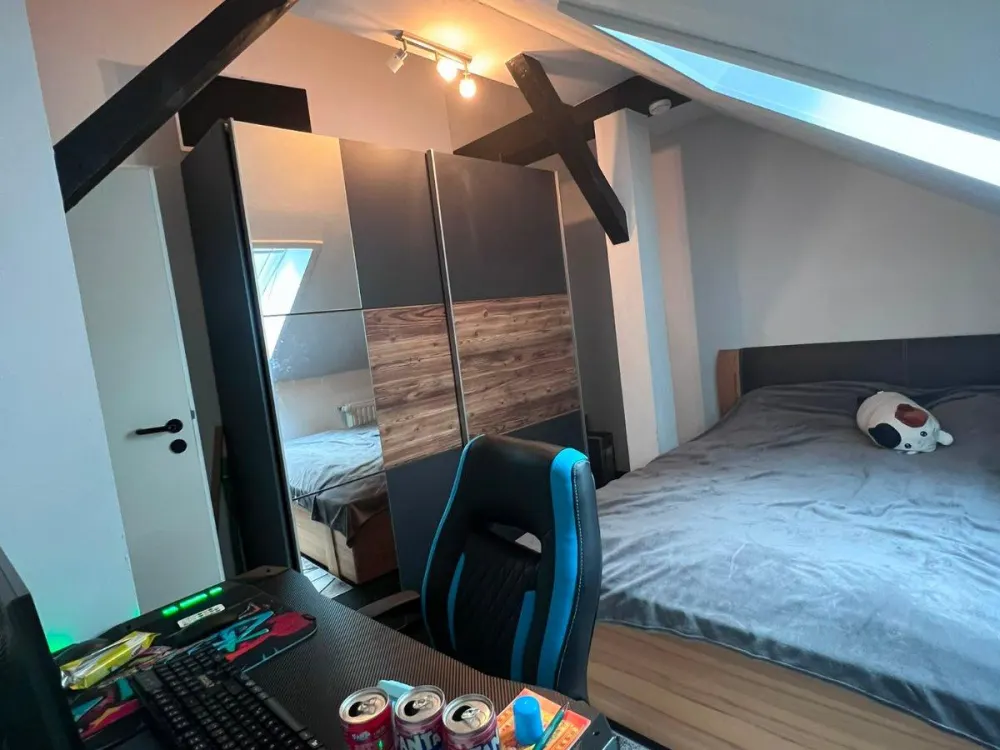 Charming 2-Room Attic Apartment, Perfectly Laid Out and