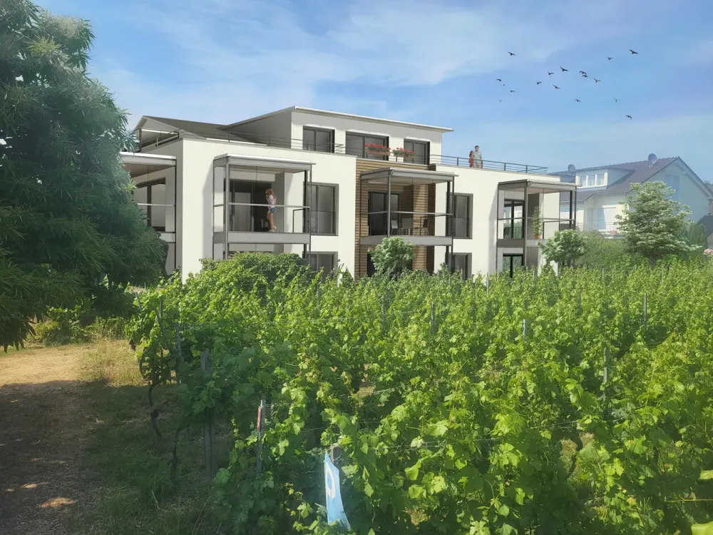 Newly Built Apartment in the Wine Village Nonnenhorn on Lake Constance