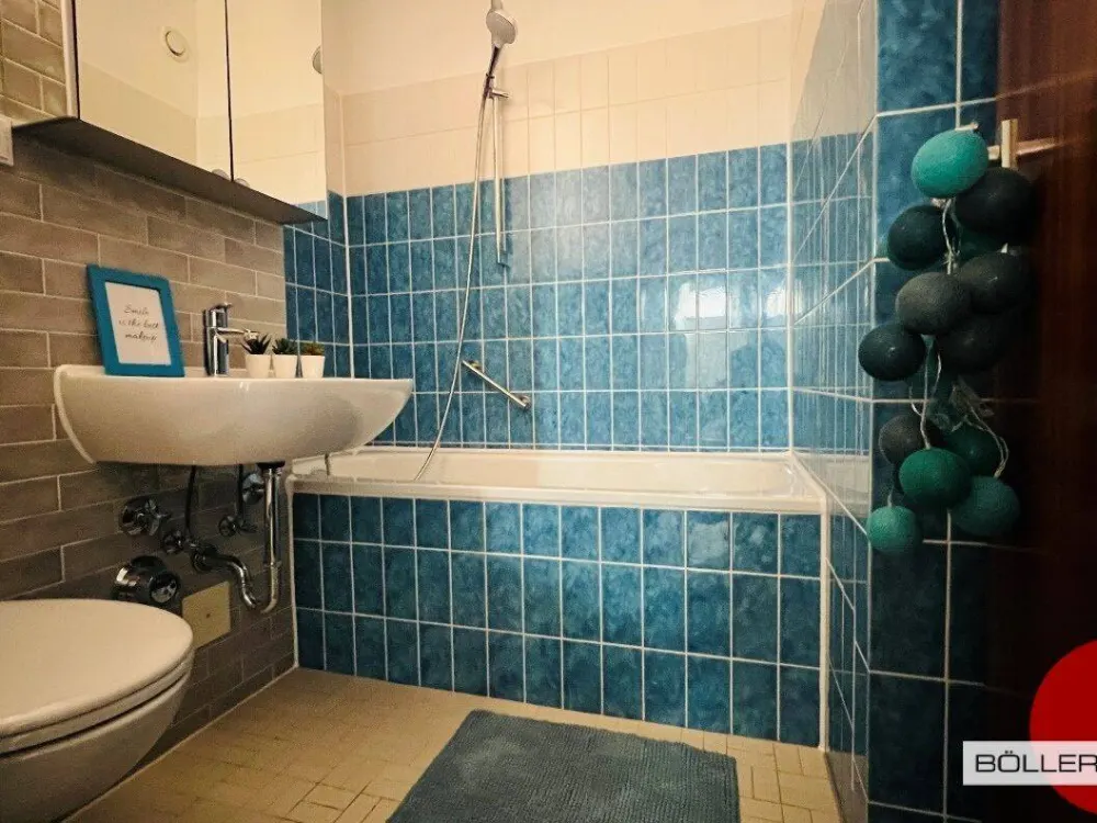 Stadt! Land! Fluss! Schöne 2-Zi. Wohnung mit Balkon und Einbauküche am Wöhrder See.