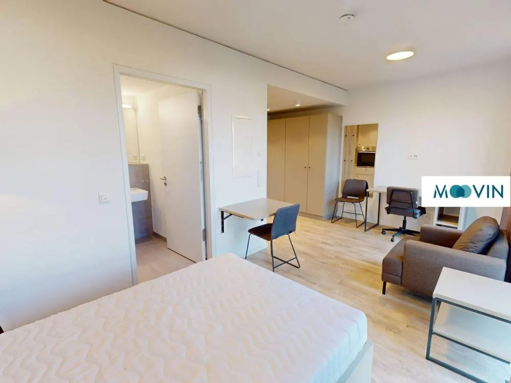 URBAN BASE: Vollmöbliertes Smart-Apartment mit EBK, ALL-IN-MIETE, UVM. am Rheinufer
