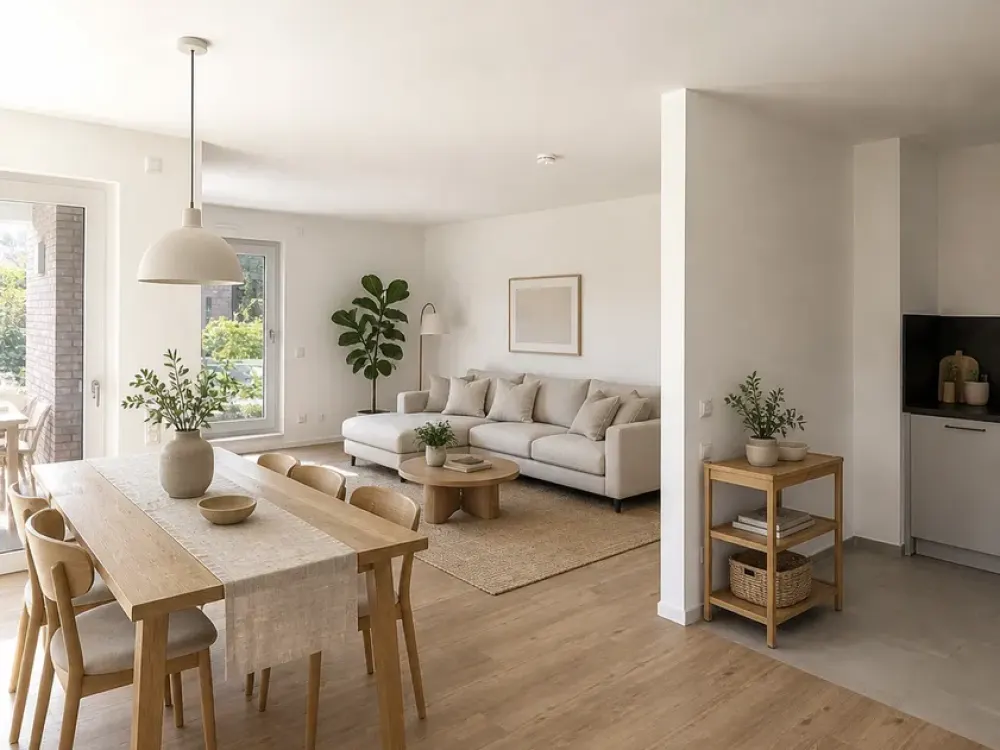 New Development Area Hannover Kronsrode: Fitted Kitchen, 2 Terraces + Garden, 2 Bathrooms, Underfloor Heating, Underground Parking, Cellar