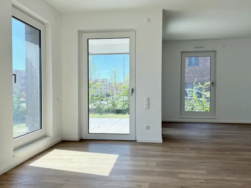 New Development Area Hannover Kronsrode: Fitted Kitchen, 2 Terraces + Garden, 2 Bathrooms, Underfloor Heating, Underground Parking, Cellar