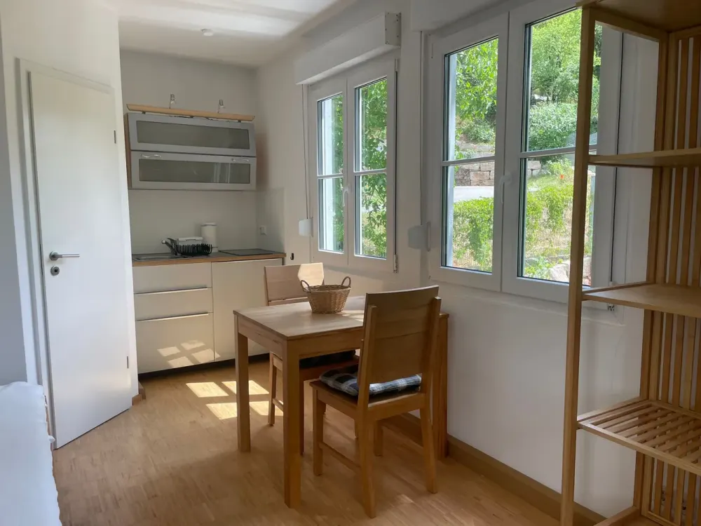 Helle 1-Zimmer-Wohnung in Stuttgart mitten in den Weinbergen