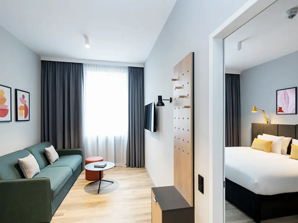 1 Zimmer Wohnung, Frankfurt Flughafen / Gateway Garden