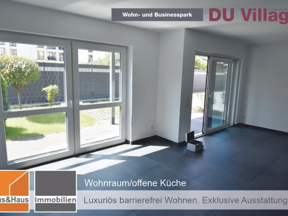 #DUISBURG-BUCHHOLZ - barrierefreie EG Wohnung mit Garten, 2 Zimmer, gehobene Ausstattung