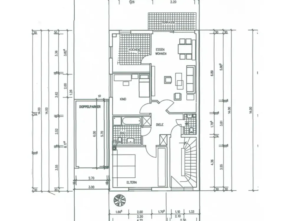 Bright 3-Room Apartment with Terrace and Large Garden (Exclusive Use)