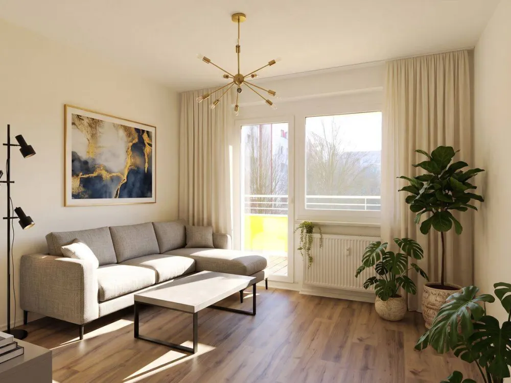 Sommer zuhause genießen? Traumhafte 2-Raum ganz oben mit Balkon und Aufzug!!!