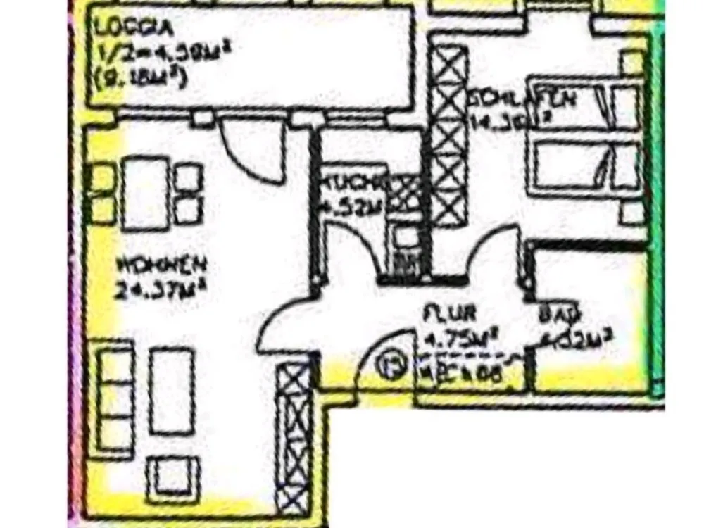 Schöne 2 Zimmerwohnung mit Balkon in Neustadt zum 01.10.26