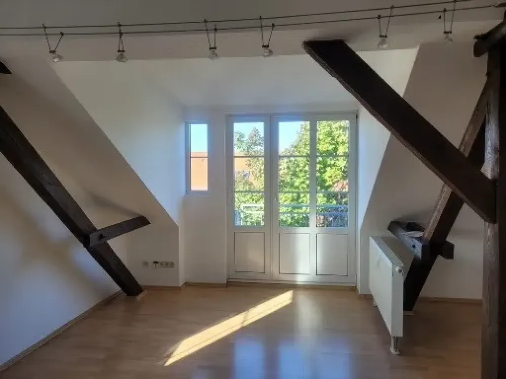 Charming 2-Room Penthouse Apartment with Balcony in Hechtviertel in Dresden Neustadt